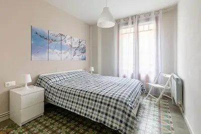 Cama o camas de una habitación en Apartamento CityCenter Tudela