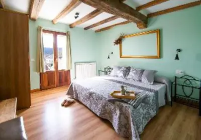 Cama o camas de una habitación en Casa rural Enekoizar
