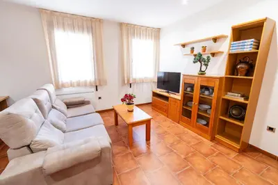Una televisión o centro de entretenimiento en CASA TERE