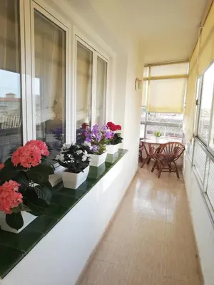 Un balcón o terraza de Cómoda vivienda en Huesca