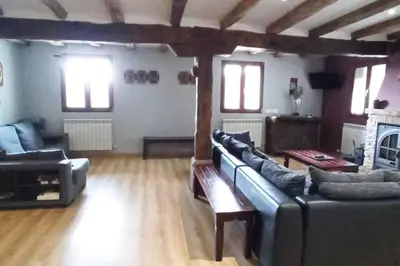 Zona de estar de Enekoizar apartamento