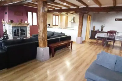 Zona de estar de Enekoizar apartamento