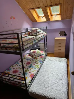 Cama o camas de una habitación en Casa La Montañuela