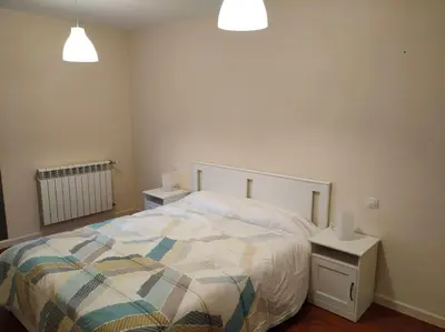 Cama o camas de una habitación en Apartamento en Las margas Golf
