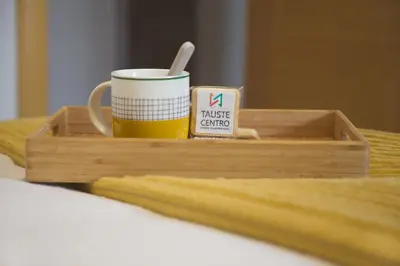 Cama o camas de una habitación en Tauste Centro - Piso