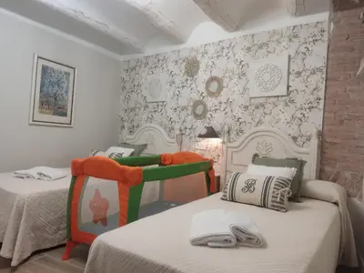 Cama o camas de una habitación en El Géiser de Pozuelo