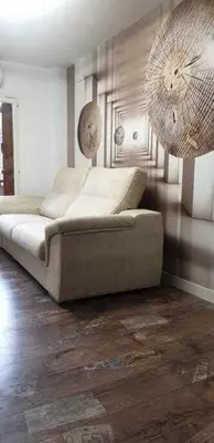 Zona de estar de Acogedor apartamento en el Pirineo aragonés.