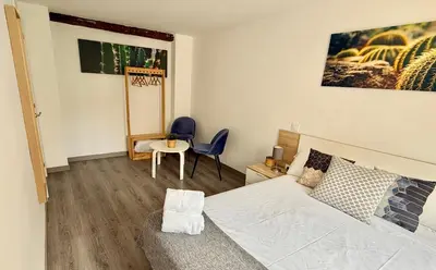 Cama o camas de una habitación en Apartamento Ramon Pignatelli
