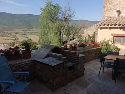 Vista general de una montaña o vista desde la casa o chalet