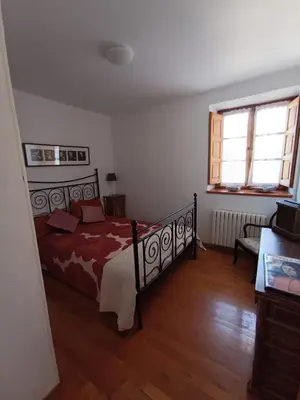 Cama o camas de una habitación en Casa Lorente en Isuerre