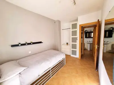 Cama o camas de una habitación en Step to El Pilar ComoTuCasa