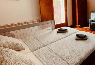 Cama o camas de una habitación en Casa Maro Prenafeta