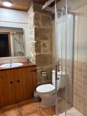 Un baño de Casa Nemesio, enclave y vistas excepcionales