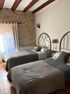 Cama o camas de una habitación en Casa Nemesio, enclave y vistas excepcionales