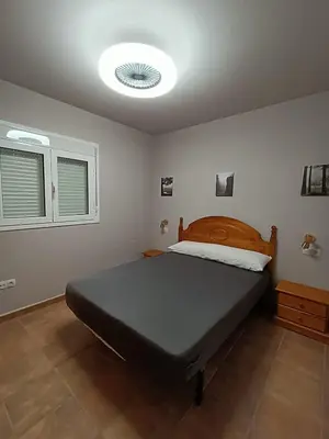 Cama o camas de una habitación en Casa Mequinenza
