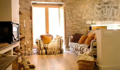 Zona de estar de Clauhomes Galliner de Tarres