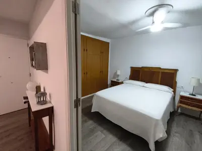 Cama o camas de una habitación en Apartaments rurals CAL PARRO, Batea (Terra Alta)