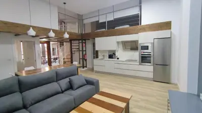 Una cocina o zona de cocina en vivienda turística los Robles