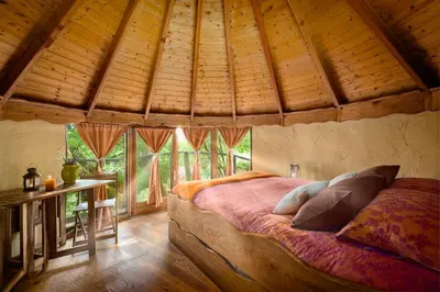 Zona de estar de Agroturismo Mari Cruz
