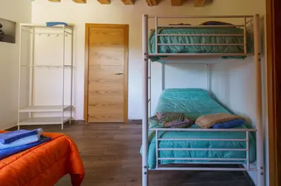 Cama o camas de una habitación en Casa Barambán