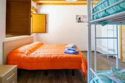 Cama o camas de una habitación en Casa Barambán