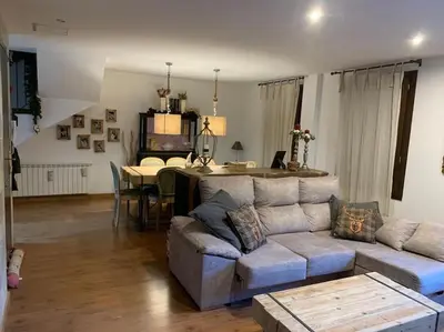 Zona de estar de Casa Sesué ideal para familias