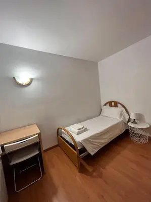 Cama o camas de una habitación en Allotjament Sanuy a Tremp