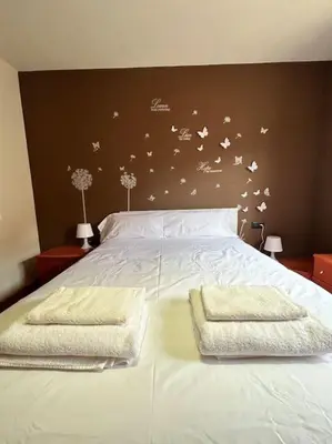 Cama o camas de una habitación en Allotjament Sanuy a Tremp