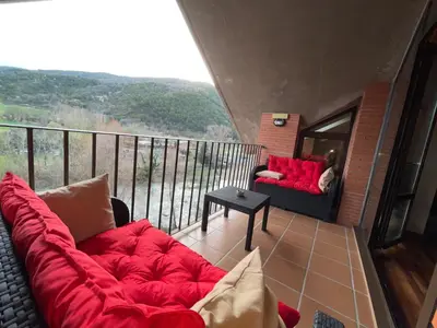 Un balcón o terraza de APARTAMENTOS RioMonte 5 - DeLuxe con Jacuzzi