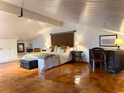 Cama o camas de una habitación en Cal Bisbe
