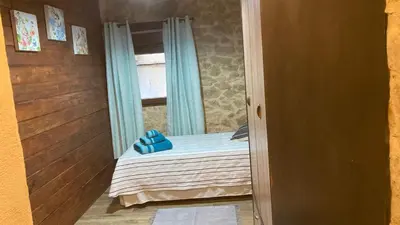 Cama o camas de una habitación en La gallina