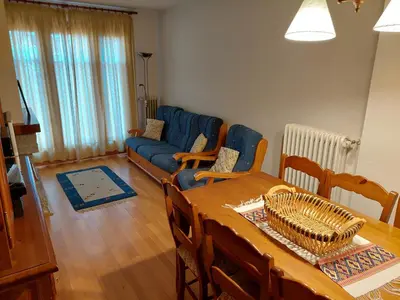 Zona de estar de La Granja Benasque