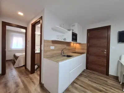 Una cocina o zona de cocina en Puente viejo