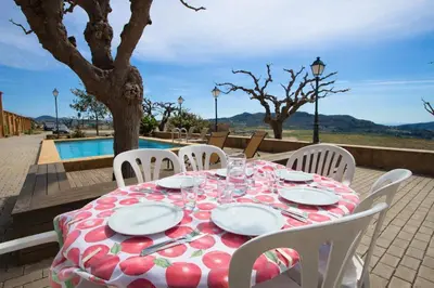 Paisaje cerca de esta villa