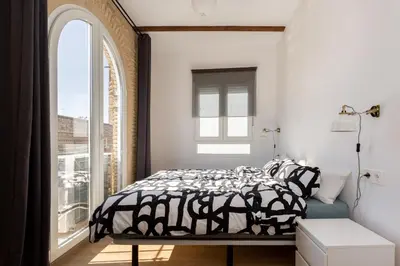 Cama o camas de una habitación en SB2 - Apartamento moderno 2 dormitorios, 4º sin ascensor, muy céntrico