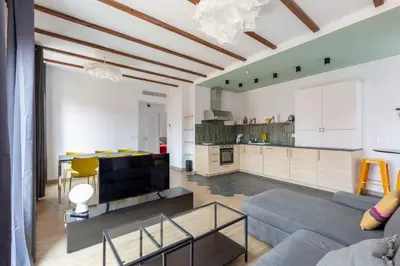Una cocina o zona de cocina en SB2 - Apartamento moderno 2 dormitorios, 4º sin ascensor, muy céntrico