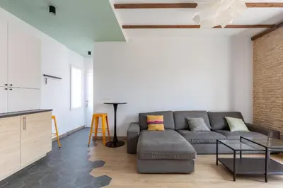 Zona de estar de SB2 - Apartamento moderno 2 dormitorios, 4º sin ascensor, muy céntrico