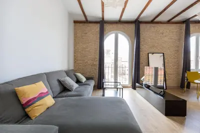Zona de estar de SB2 - Apartamento moderno 2 dormitorios, 4º sin ascensor, muy céntrico