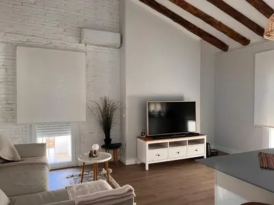 Una televisión o centro de entretenimiento en 18 Torres Estébanes