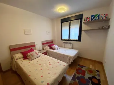 Cama o camas de una habitación en Apartamento Llano de la Victoria