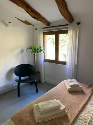 Cama o camas de una habitación en Casa Valleta