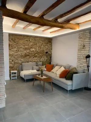 Zona de estar de Casa Valleta