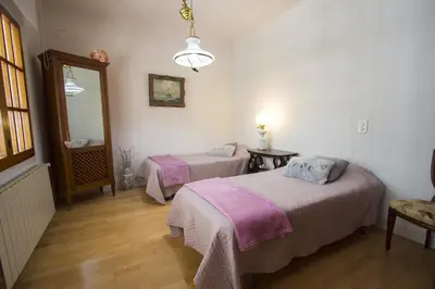 Cama o camas de una habitación en Catalunya Casas Close to Salou and just steps from the village!