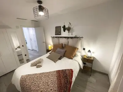 Cama o camas de una habitación en Casa Pilarica | Casco Antiguo