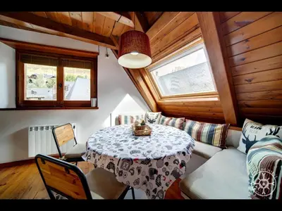 Zona de estar de CASA REINA de Alma de Nieve