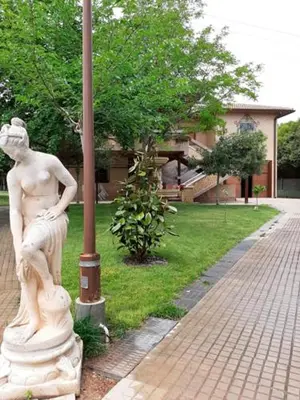 Jardín al aire libre en VILLA AFRICA