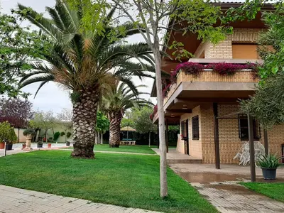 Jardín al aire libre en VILLA AFRICA