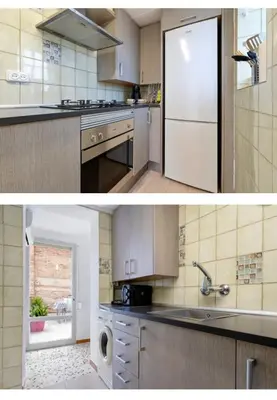 Una cocina o zona de cocina en Ca la Neus