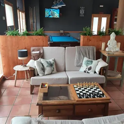 Zona de estar de Hostal Tastavins