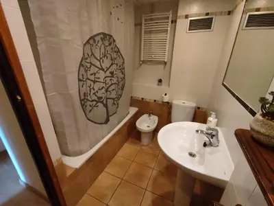 Un baño de Apartamento de la Marmota Cerler